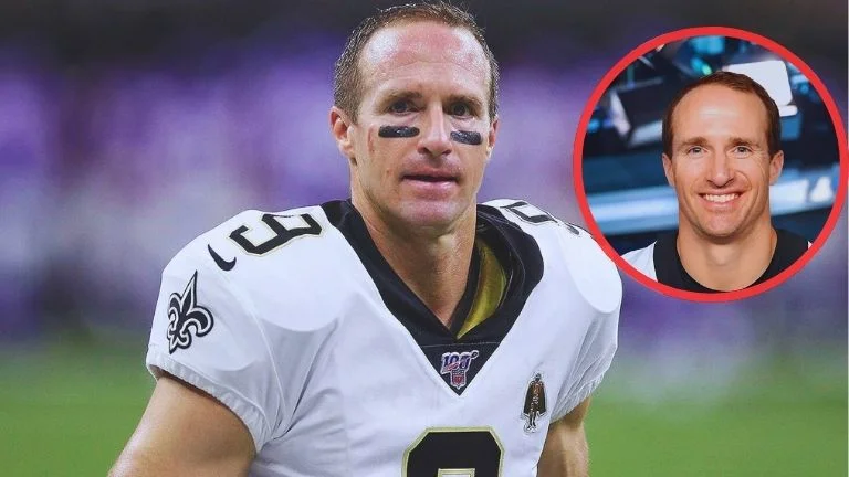 drew brees makes his nbc debut, internet amazed by his new hair